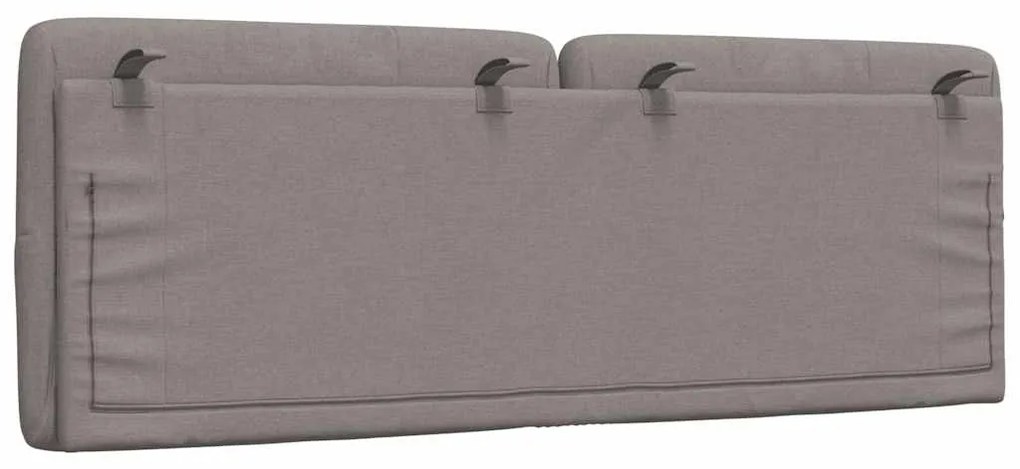 tópszínű szövet fejtámla párna 120 cm