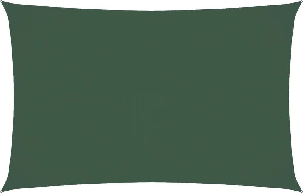 vidaXL sötétzöld téglalap alakú oxford-szövet napvitorla 5 x 8 m