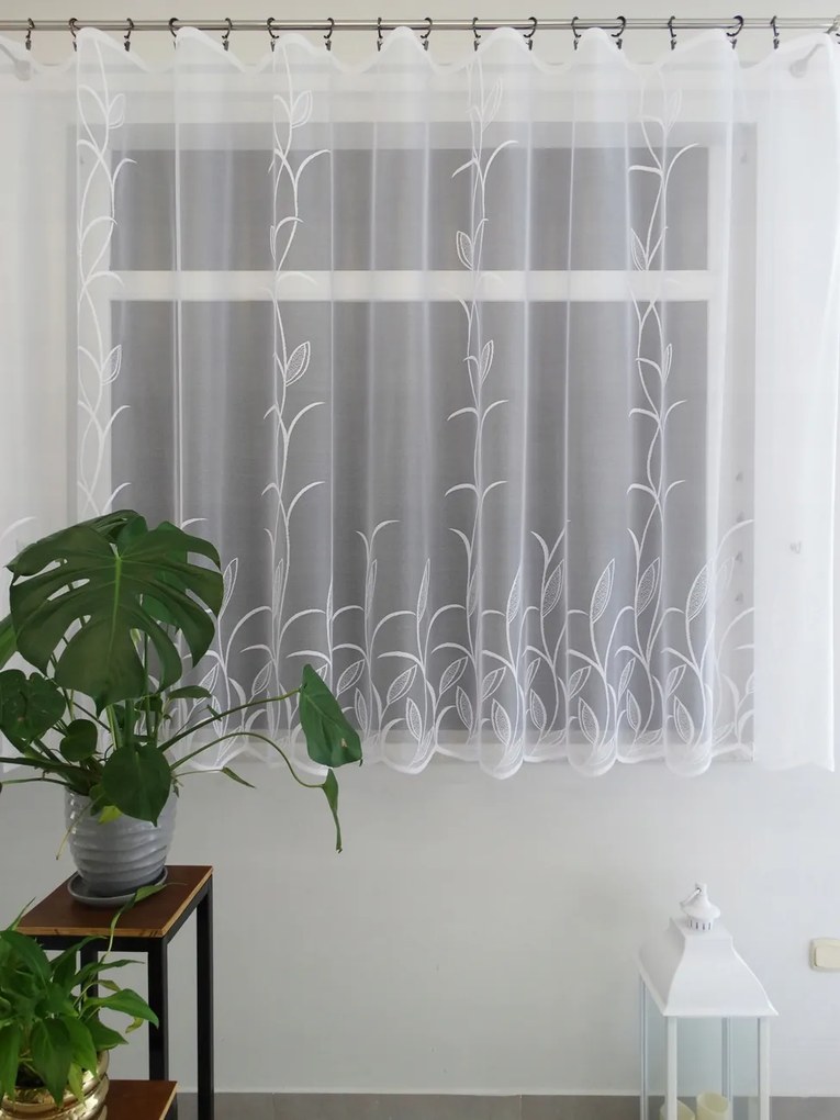 Mg Függöny 34519 Fehér 200x160cm kész G szalaggal