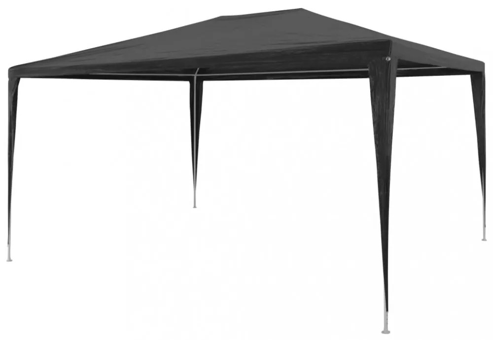 antracitszürke PE rendezvénysátor 3 x 4 m