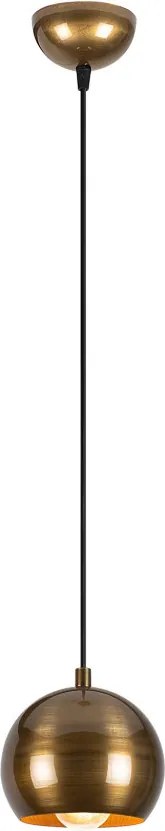 Berceste 242-S arany vas függőlámpa, 15 x 30 cm