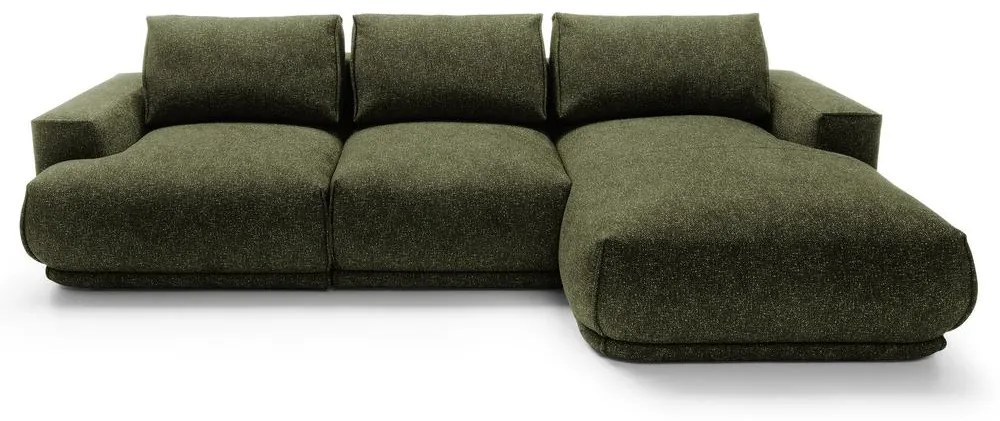 Sarokkanapé Dita (J) (sötétzöld + fekete). Akció -15%. 1100318