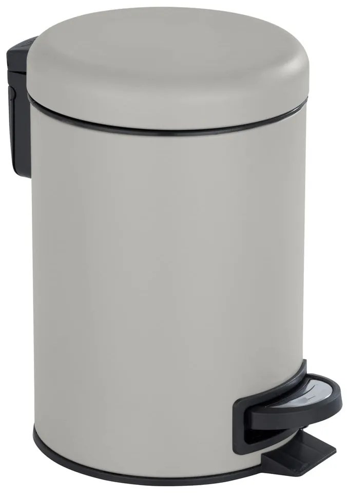 Leman szürke pedálos szemetes, 3 l - Wenko