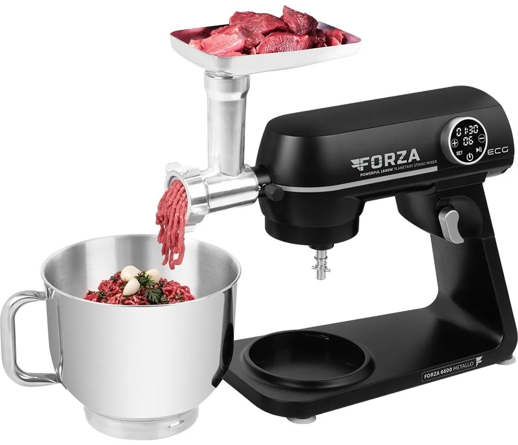 ECG Forza 6600 Metallo Nero konyhai robotgép