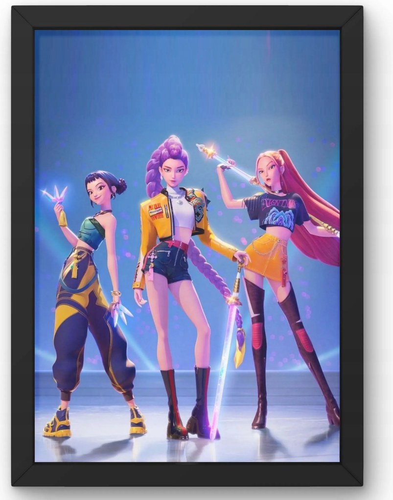 Poszter K-pop démonvadászok KPop Demon Hunters