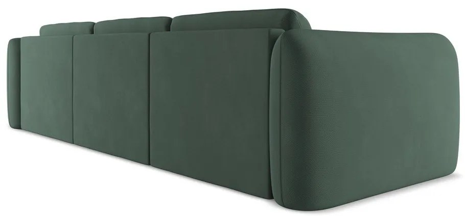 Zöld sarokkanapé (jobb oldali) Hoku – Makamii