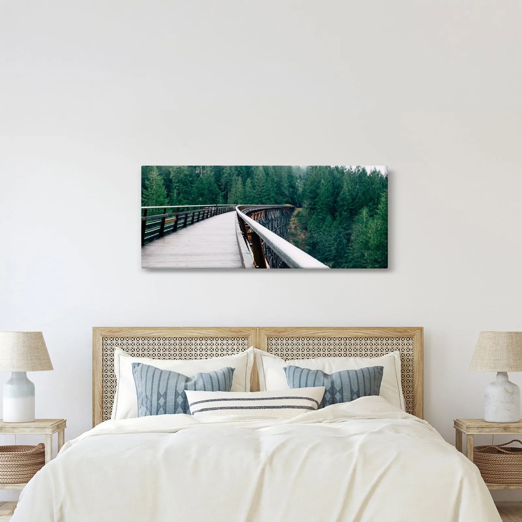 Kép - Híd a fák csúcsán (120x50 cm)