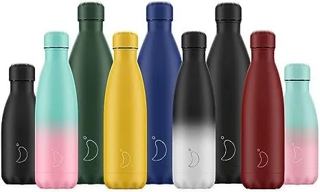 Termosz Chilly's Bottles - teljesen zöld - matt 750ml, Original kiadás