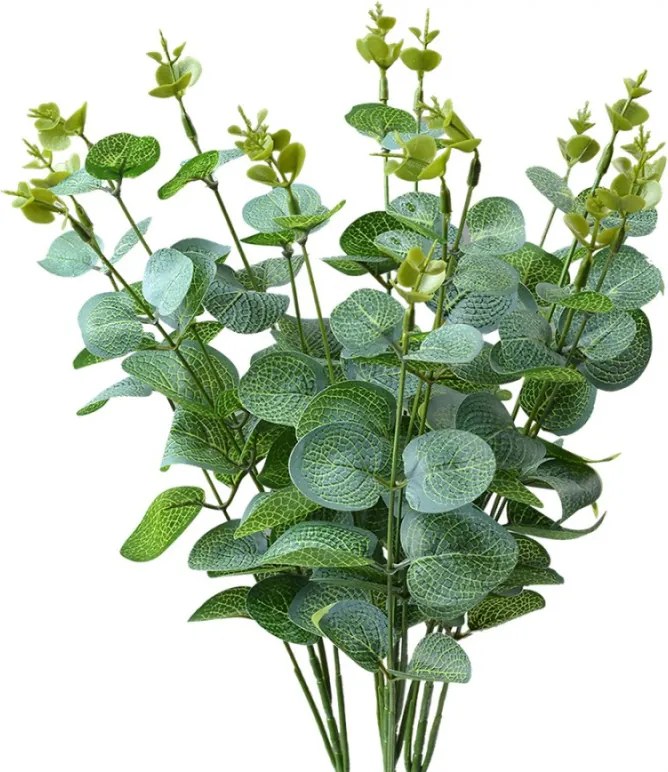 Zöld mesterséges eukaliptusz növény 50 cm