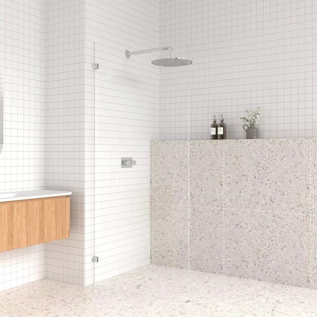 AREZZO design CLEAR walk-in zuhanyfal BAL, átlátszó 900x2000