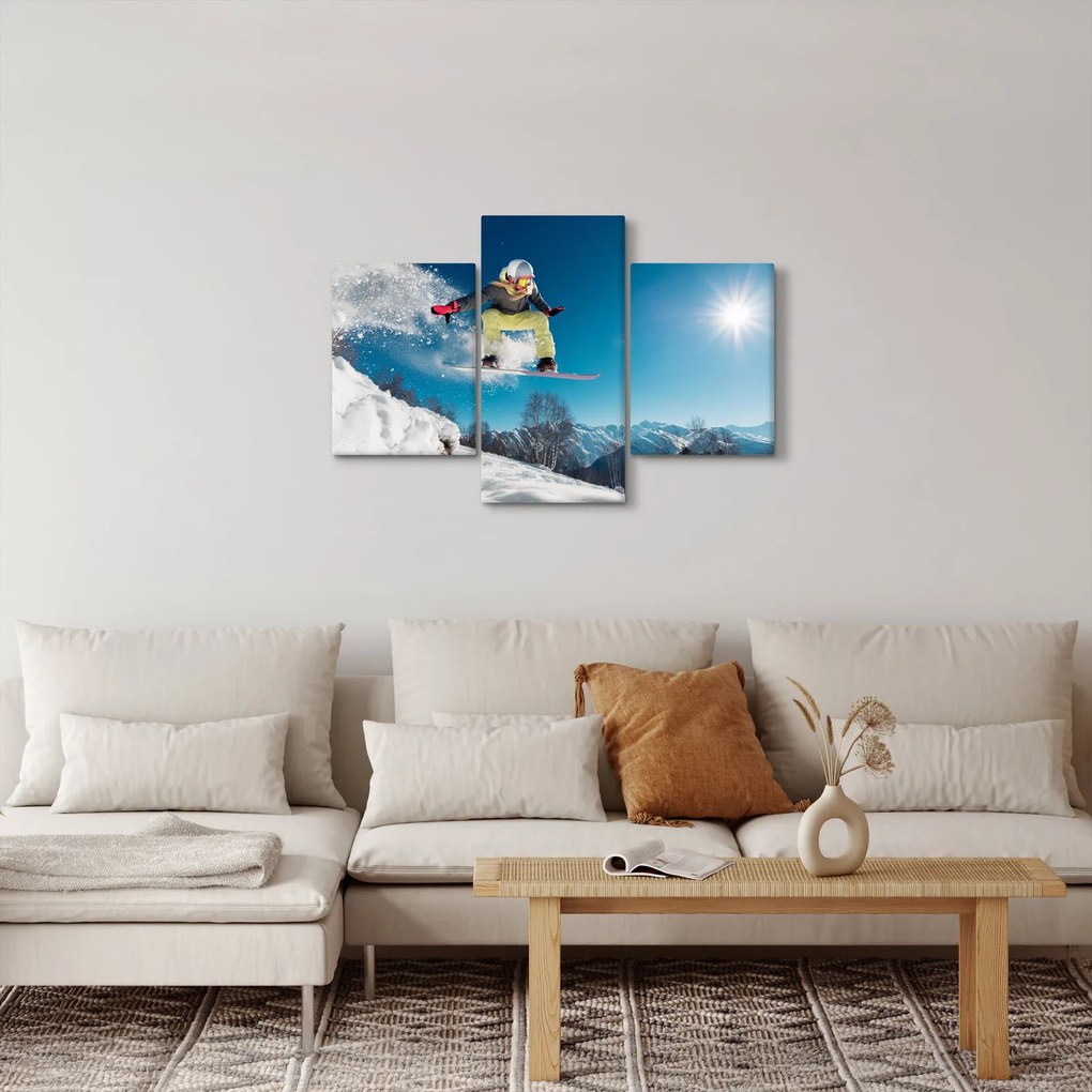 Kép - Snowboardos (90x60 cm)