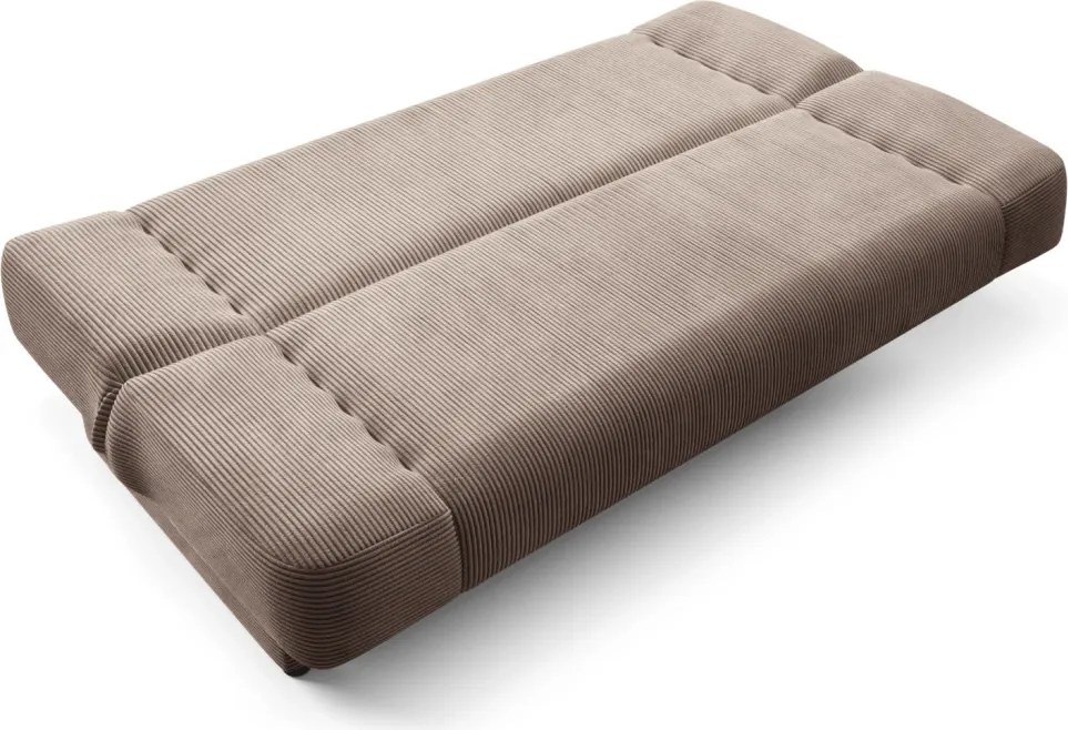 Kihúzható kanapé bézs színben sztruks kárpitozással - PIANO