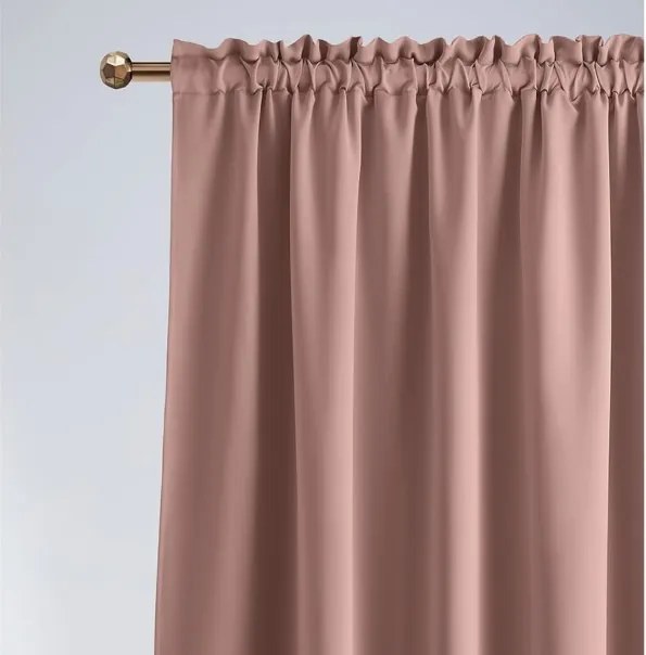 Púderrózsaszín sötétítő függöny 140x260 cm