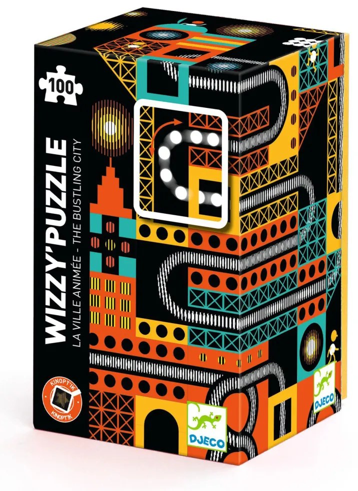 Varázs puzzle - Városi nyüzsgés, 100 db-os - The lively city