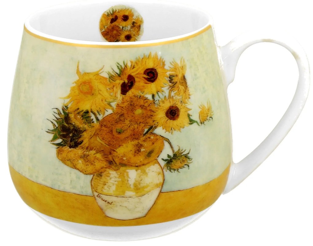 Porcelán jumbo bögre 430 ml Van Gogh Napraforgók