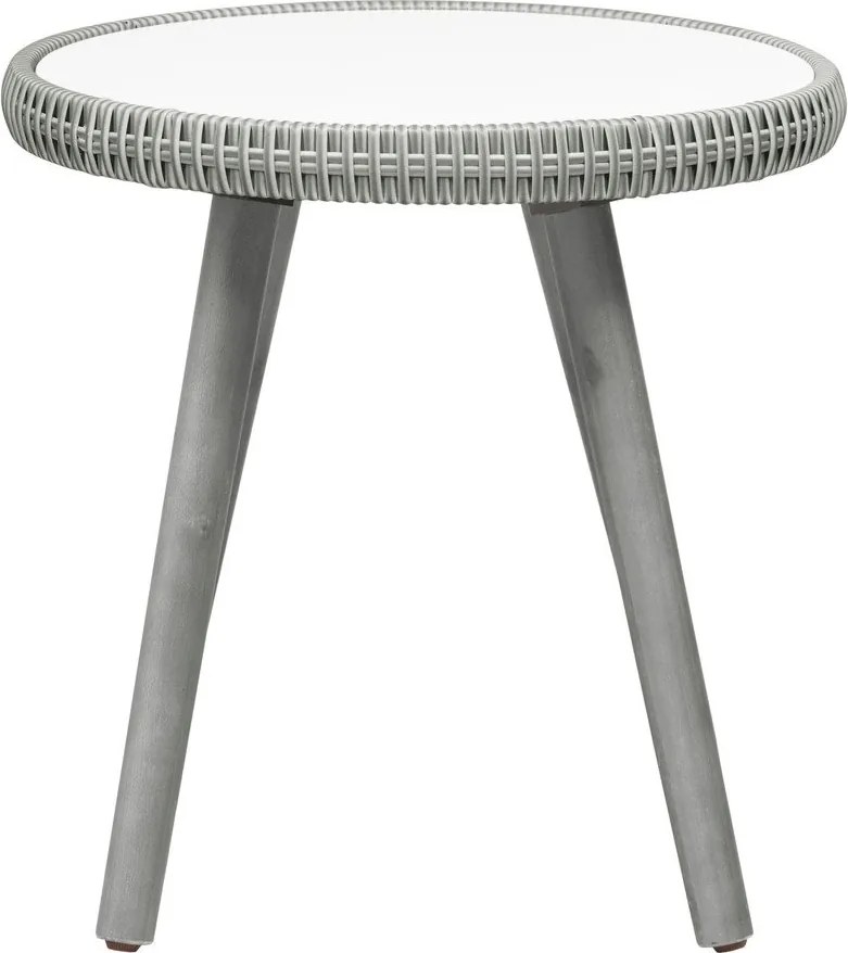 Világosszürke kerti lounge szett Bistro – Unique Furniture