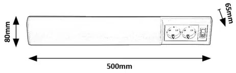 Rabalux 78064 - LED Pultmegvilágító BATH LED/10W/230V 4000K