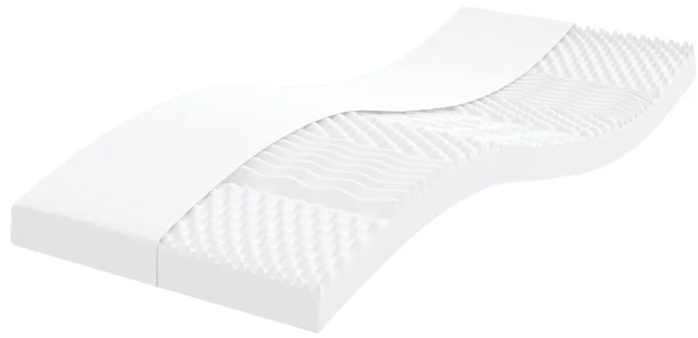 sötétszürke kihúzható szövet heverő matracokkal 100 x 200 cm