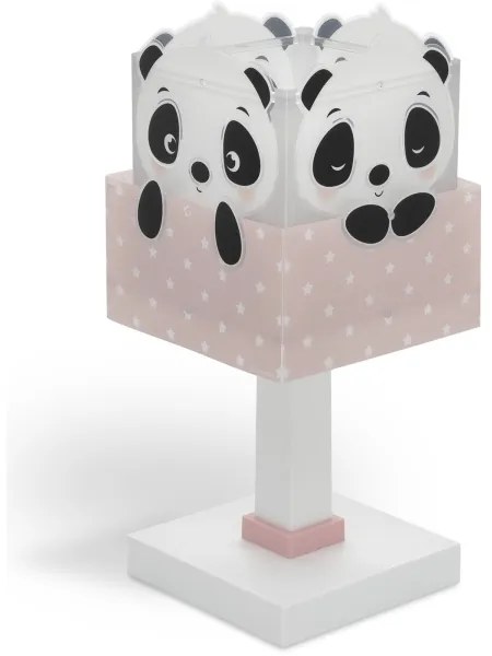 Dalber 63161S - Gyermeklámpa PANDA 1xE14/40W/230V rózsaszín