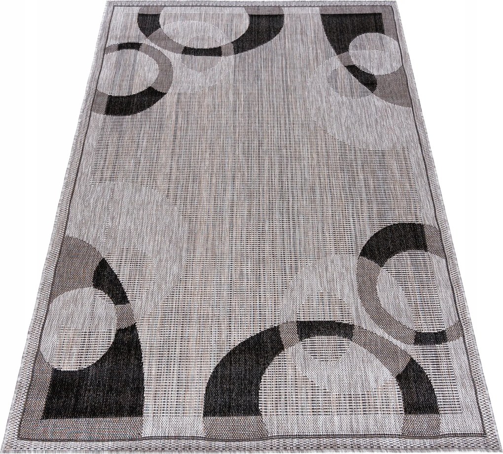 Mela Zsinór Szőnyeg 120x170 Lapos Szövésű Beltéri Kültéri Sima #15