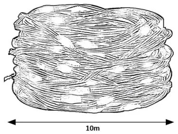 Rabalux 77124 - LED RGB szalag BIRI LED/3,2W/5V 10m IP44