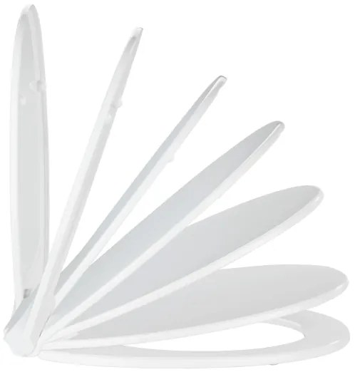 WENKO 21901100-WC ülőke KOS 44x37 cm fehér/ezüst