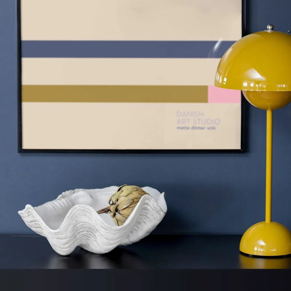 Poligyanta dekoratív tál 33x27 cm Shell – Mette Ditmer Denmark