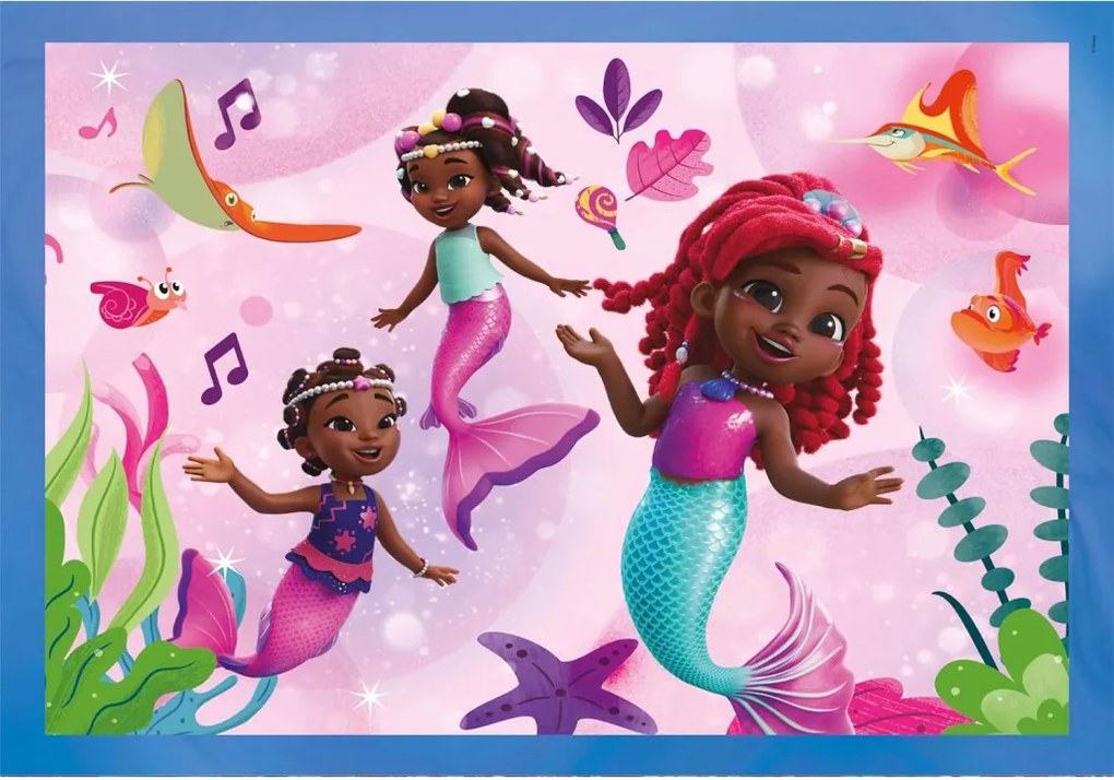 Disney Hercegnők Junior Ariel 4 az 1-ben puzzle Clementoni
