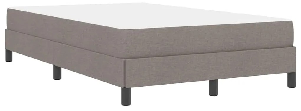 Boxrugós ágy matracmal Tópszínű 120 x 190 cm szövet