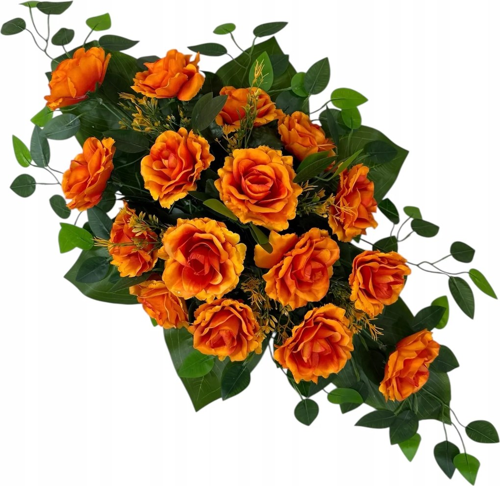 Csokor Nád Kompozíció Sír Temető Művirágok