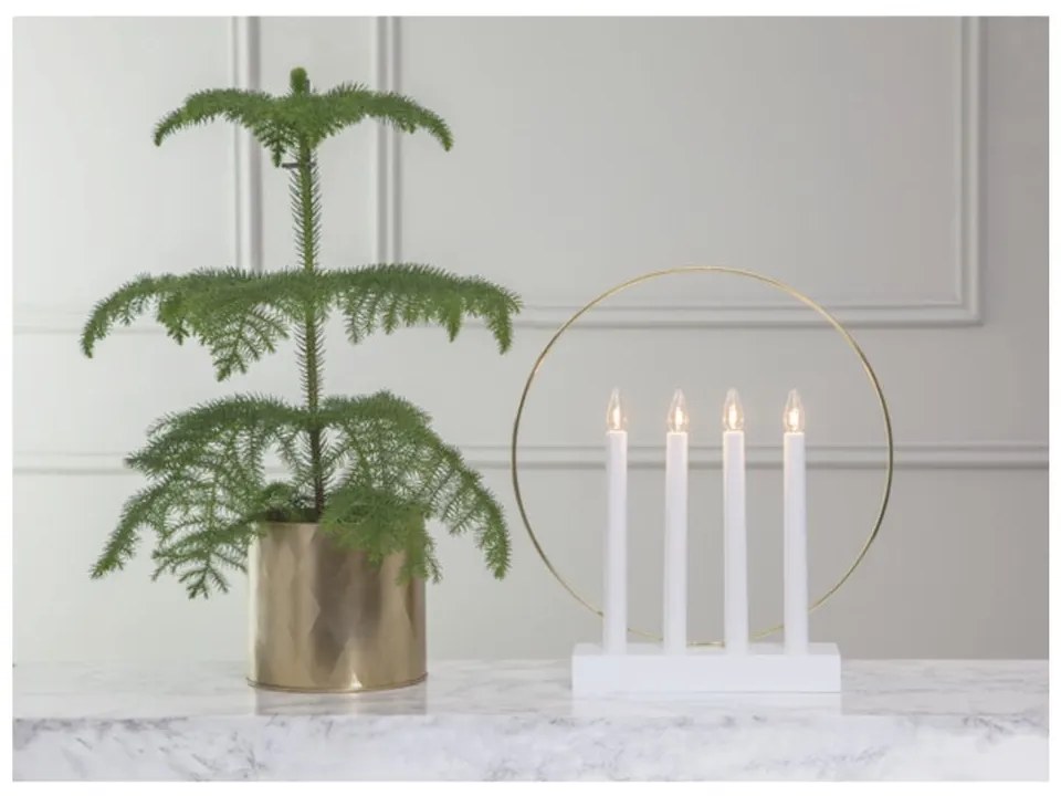 Fehér fénydekoráció Glossy – Star Trading