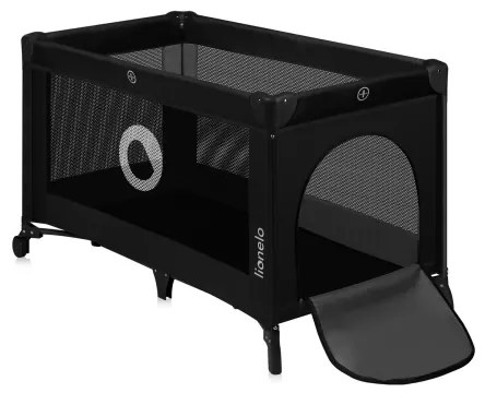 Lionelo - Utazóágy STEFI Black Carbon