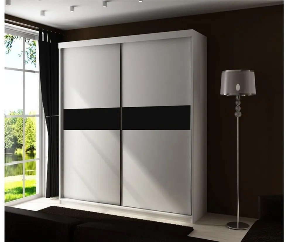 TALIA 4 tolóajtós szekrény, 150x200x62, sonoma tölgy