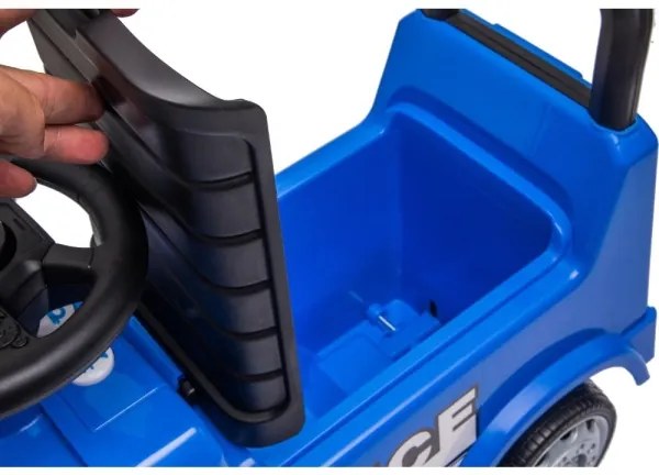 Push autó Mercedes Rendőrautó 2xAA kék