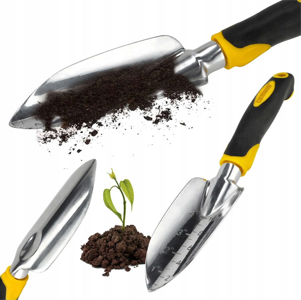 Kerti lapát Növények ültetéséhez Mérőpohárral Alumínium kerti lapát