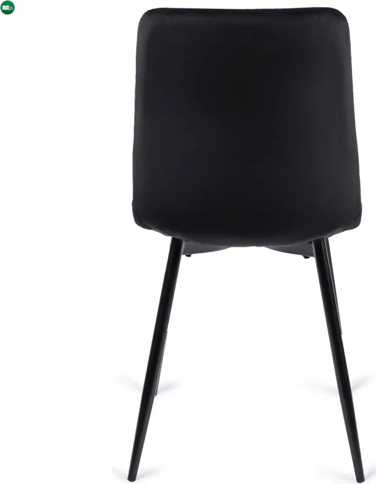 szett étkezőasztal HARRY 102-142 cm artisan tölgy/fekete és 6 szék PERU fekete