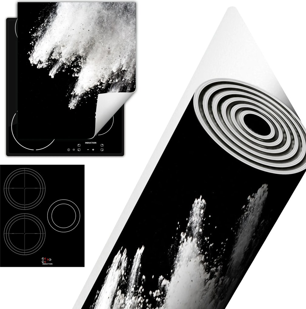 Tűzhelyvédő Szőnyeg Asztali Dekoráció 45x52 fekete robbanás