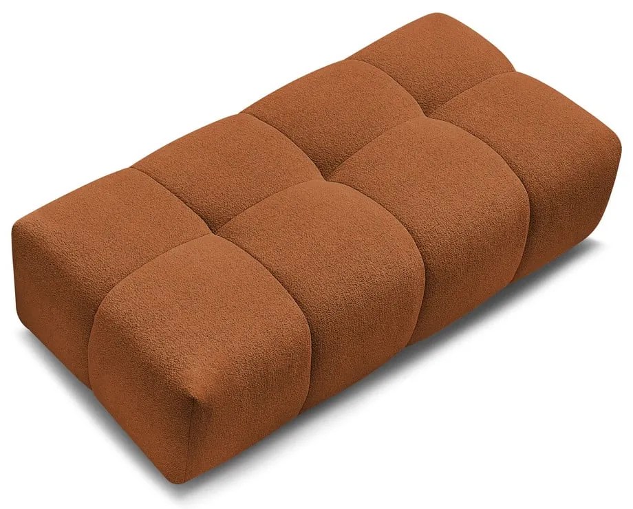 Terrakotta színű zsenília lábtartó Everest – Bobochic Paris