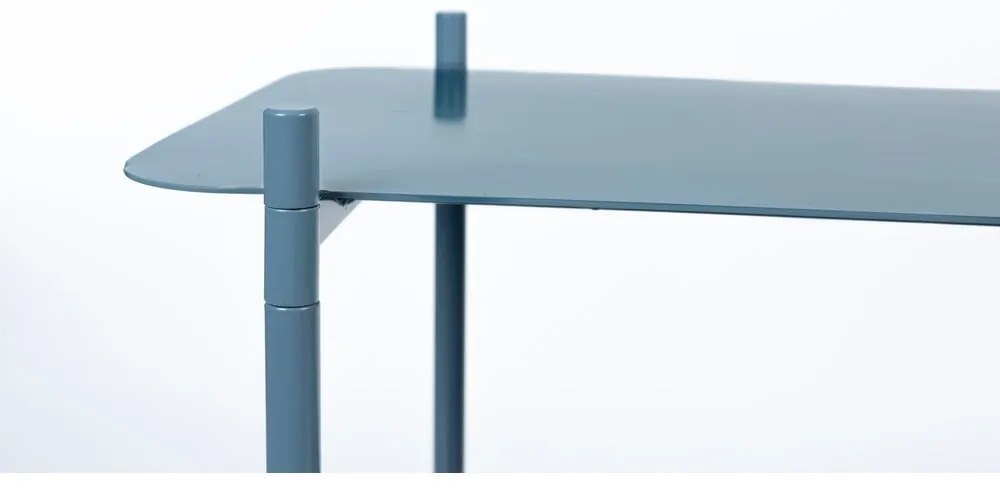 Világoskék fém polcos állvány 100x62 cm River – Zuiver