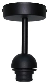 Duolla - Felületre szerelhető csillár DOUBLE 1xE27/15W/230V átm. 40 cm szürke