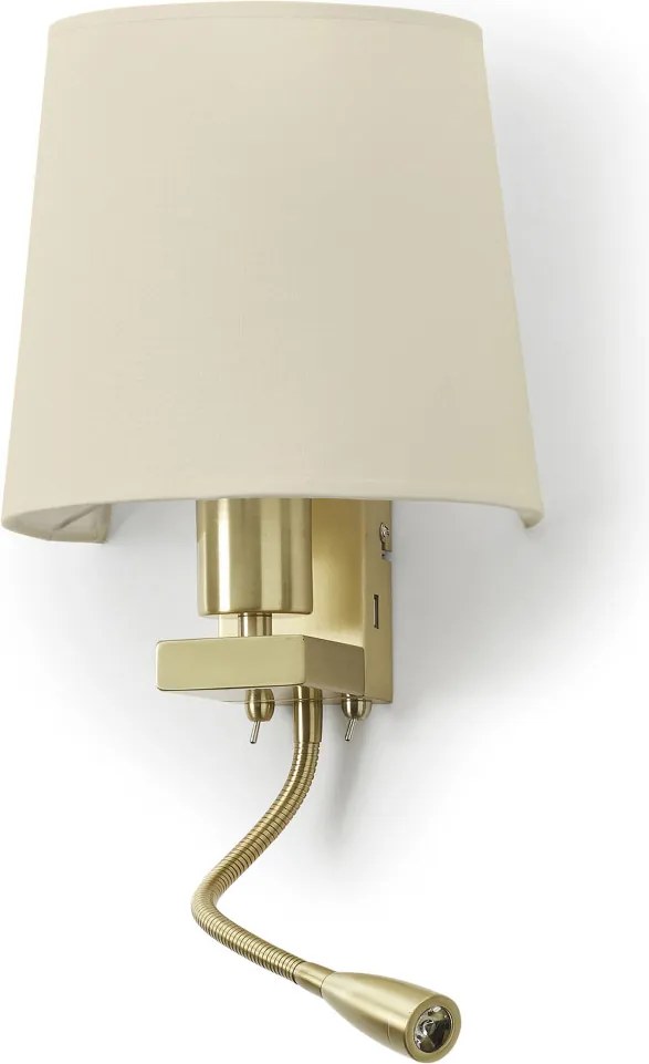 Novolux FIRENZE 507F-Y05X1B-46 Fali lámpa 2x60W, 3W/E27, LED 240LM IP20