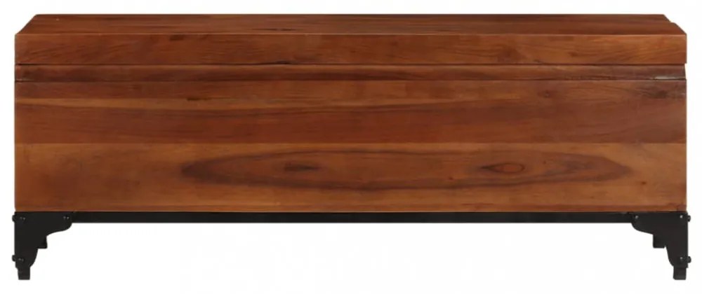 tömör akácfa tárolóláda 110 x 35 x 41 cm