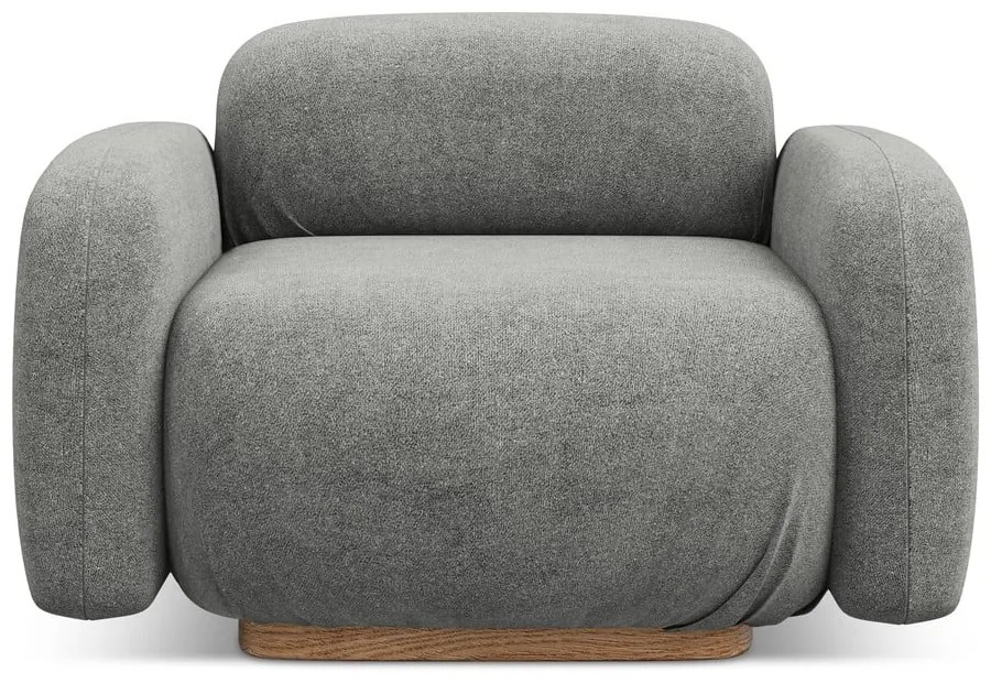 Szürke buklé kanapé modul Ailani – Makamii