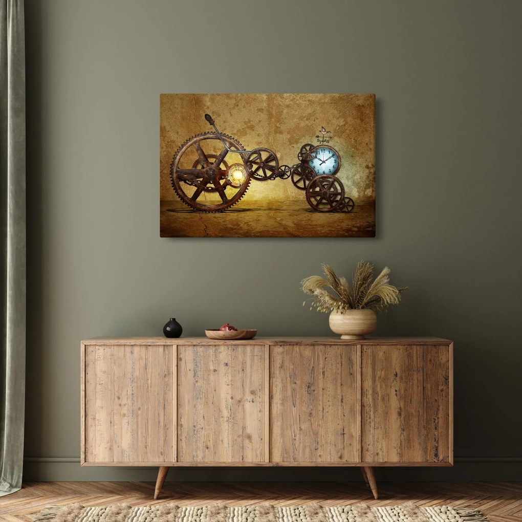 Kép a történelmi óramozgásokról (90x60 cm)