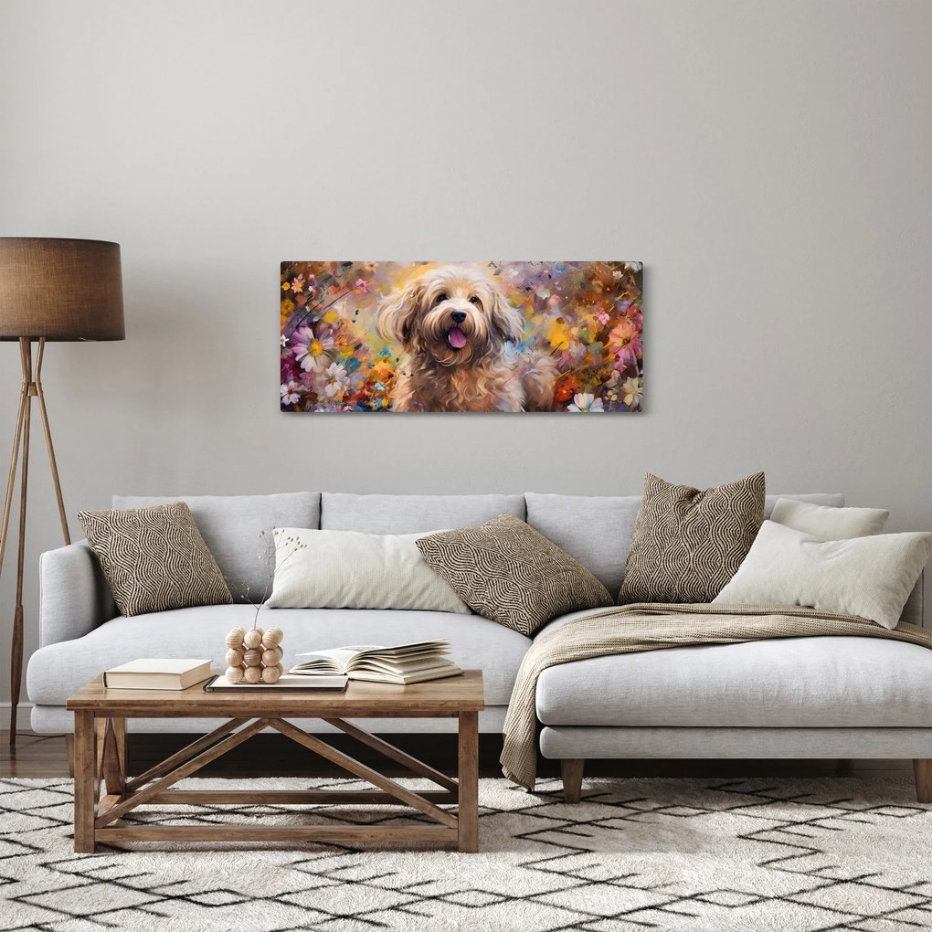 Kép - Happy Dog II. (120x50 cm)