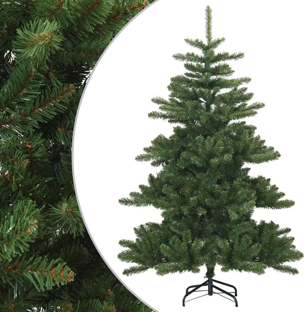 vidaXL Műanyag Hajtogatós Karácsonyfa állvánnyal Zöld 150 cm PVC, acél