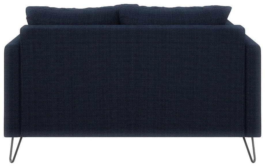 Sötétkék zsenília kanapé 140 cm Freya – Ropez