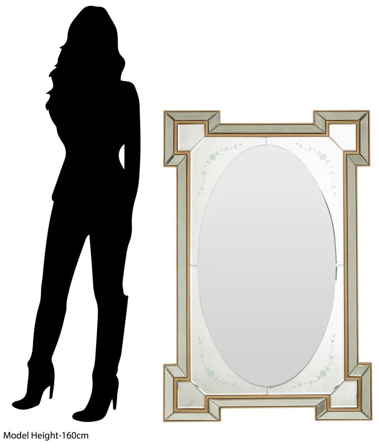 Fali tükör 80x120 cm – Premier Housewares