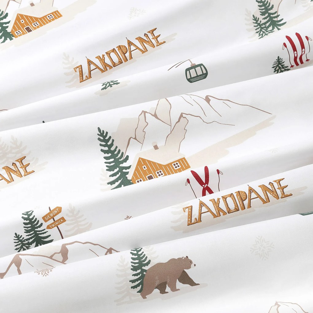 Goldea kör alakú pamut terítő - zakopane Ø 100 cm