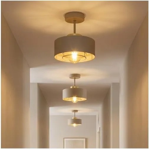 BRILAGI - Felületre szerelhető csillár SPRING 1xE27/60W/230V Ø 20 cm bézs/arany